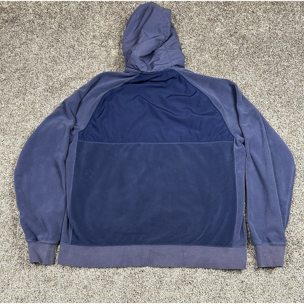 Nike Polar Fleece Jacket Mens L Zip Warm Casual Blue Activewear - Picture 10 of 12